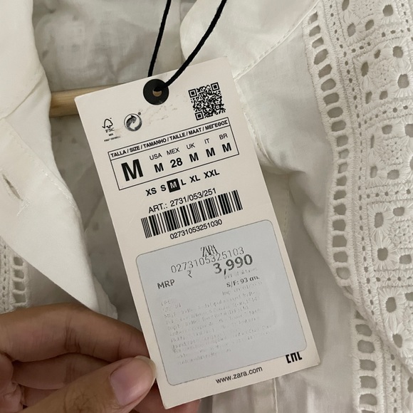 Zara Mini Embroidered Dress - Picture 2 of 10